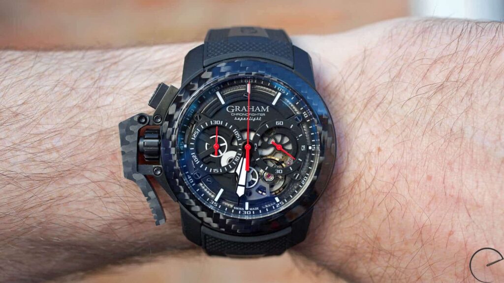 Graham Chronofighter Superlight Carbon Skeleton