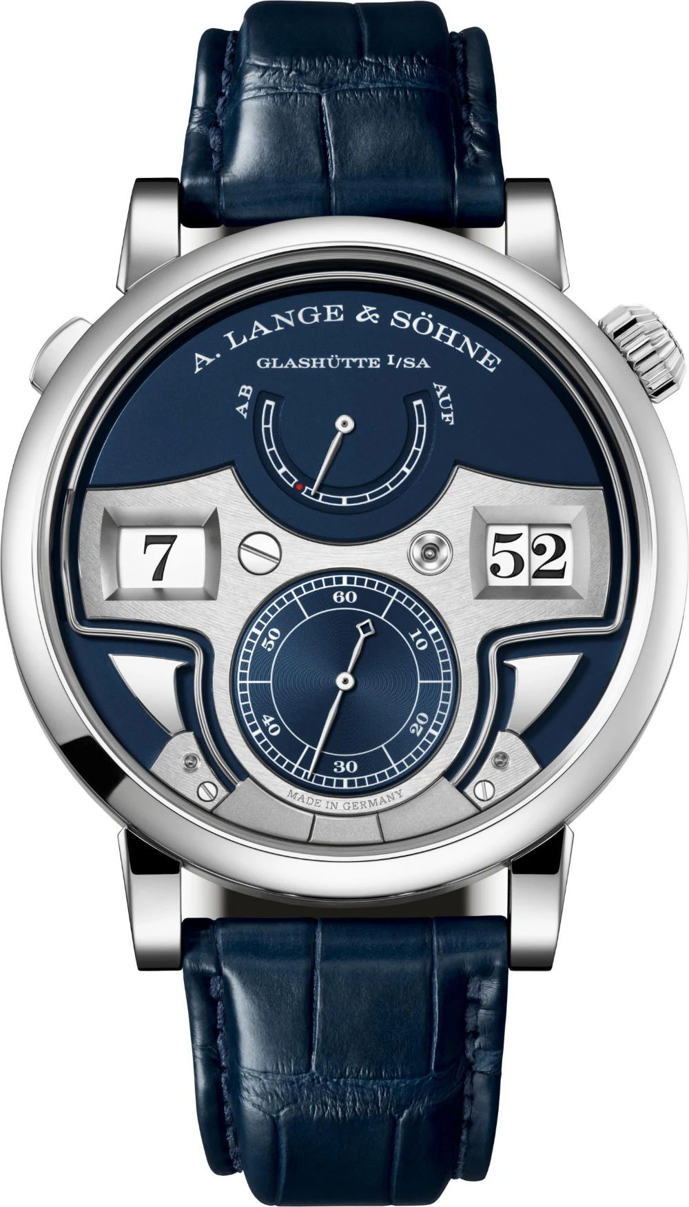 A. Lange & Söhne Zeitwerk Minute Repeater deep-blue dial