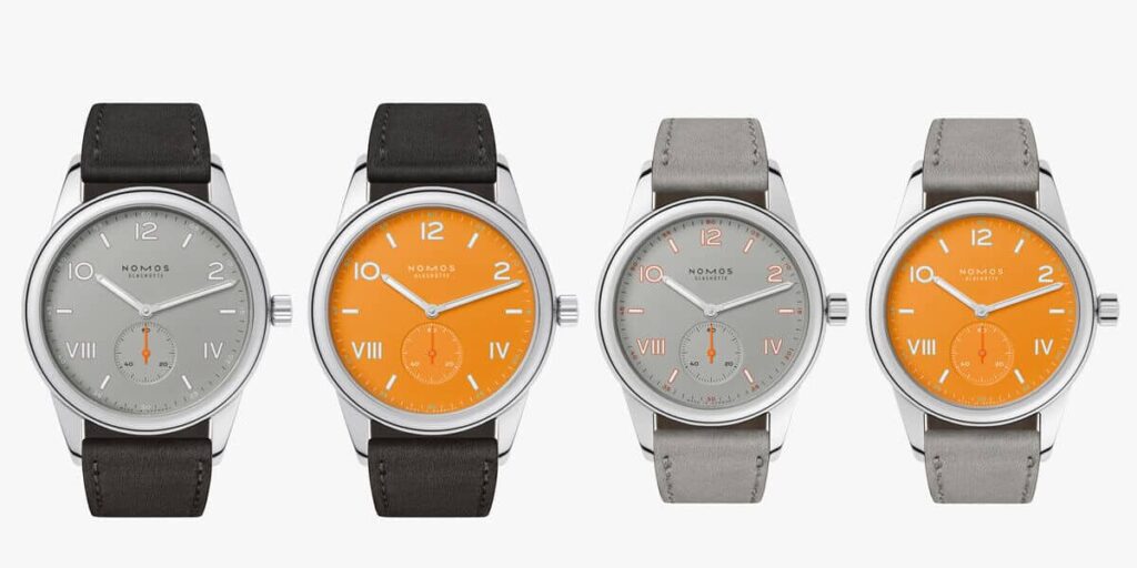 NOMOS Glashütte Club Campus - new colours for 2021
