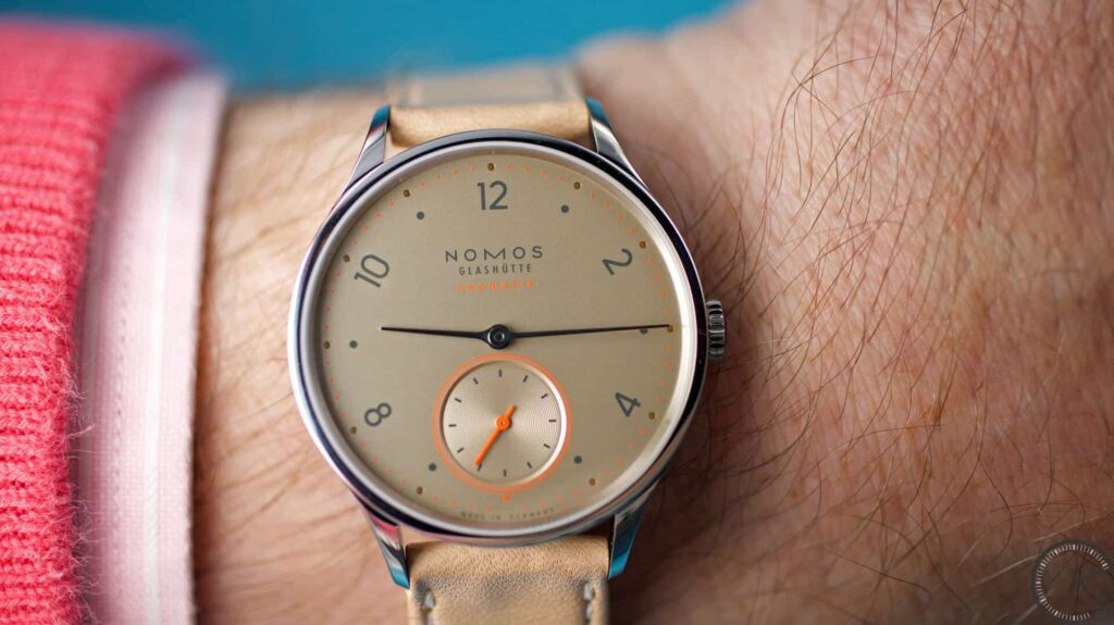 NOMOS Glashutte Minimatik champagner
