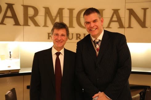 Angus Davies meeting Michel Parmigiani