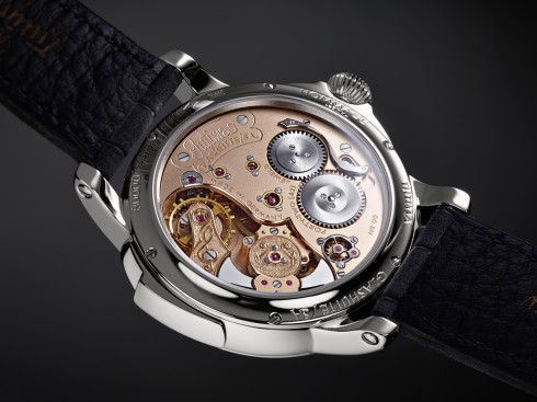 Tutima Hommage Minute Repeater in platinum - caseback Tutima Hommage Minute Repeater in rose gold