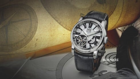 Roger Dubuis Hommage Flying Tourbillon with large date