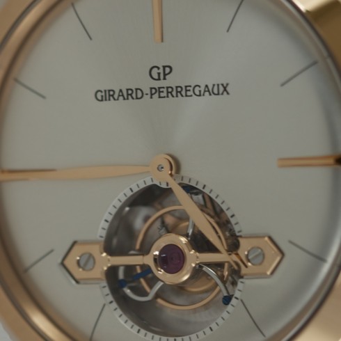 Girard-Perregaux 1966 Tourbillon with Gold Bridge - dial close up Girard-Perregaux 1966 Tourbillon with Gold Bridge