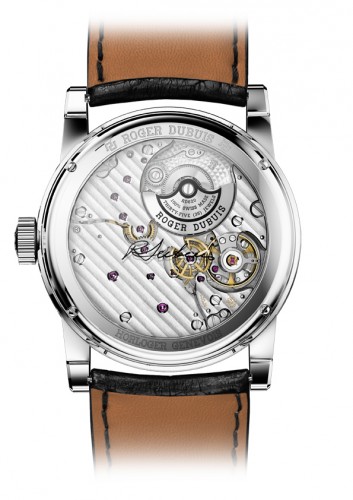 Roger Dubuis Hommage Automatic in white gold - caseback Roger Dubuis Hommage Automatic in white gold