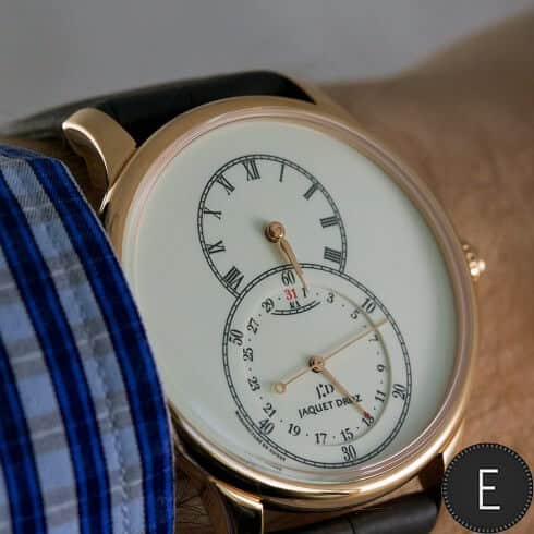 Jaquet Droz Grande Seconde Quantiéme Ivory Enamel