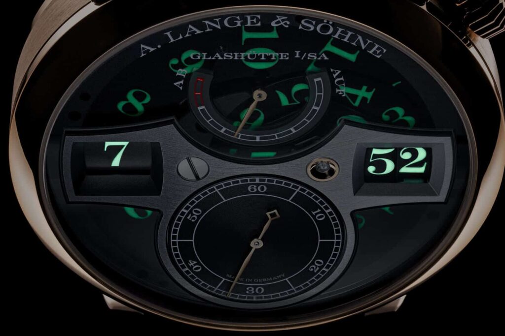 A. Lange & Söhne Zeitwerk Honeygold Lumen