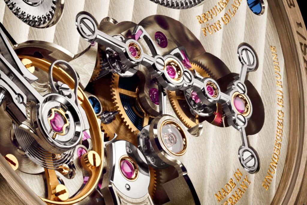 A. Lange & Söhne Zeitwerk Honeygold Lumen