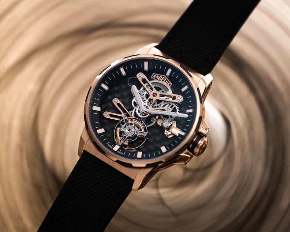 Angelus Gold & Carbon Flying Tourbillon