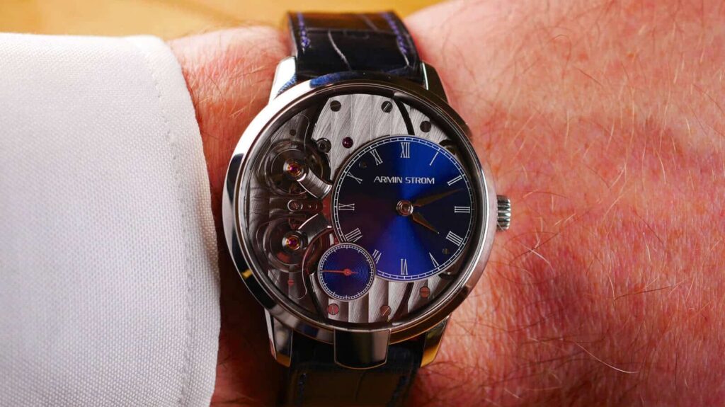Armin Strom Pure Resonance - hand-wound watch with two balance springs and a resonance clutch spring