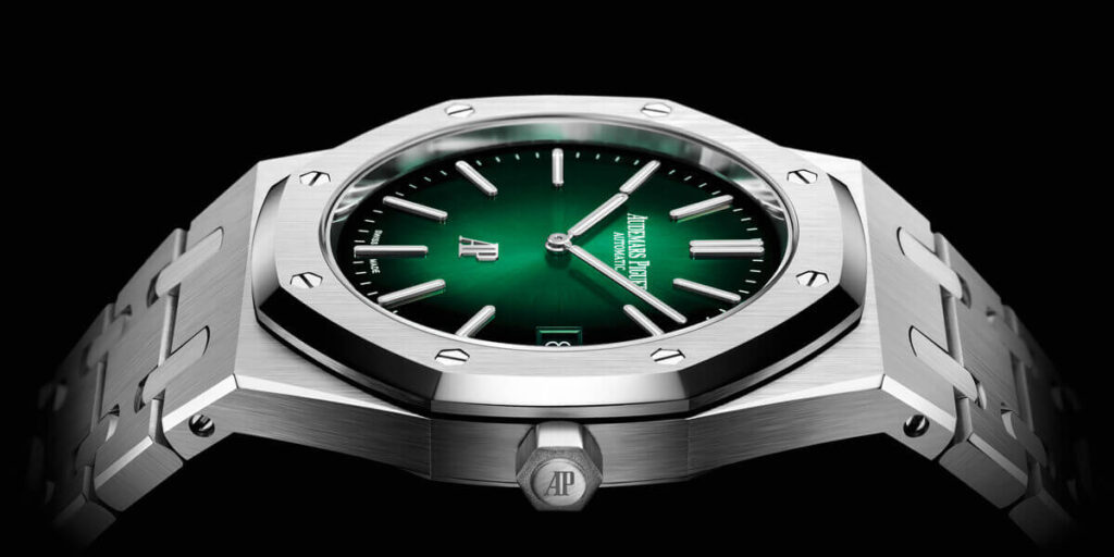 Audemars Piguet Royal Oak Jumbo Platinum Green Dial