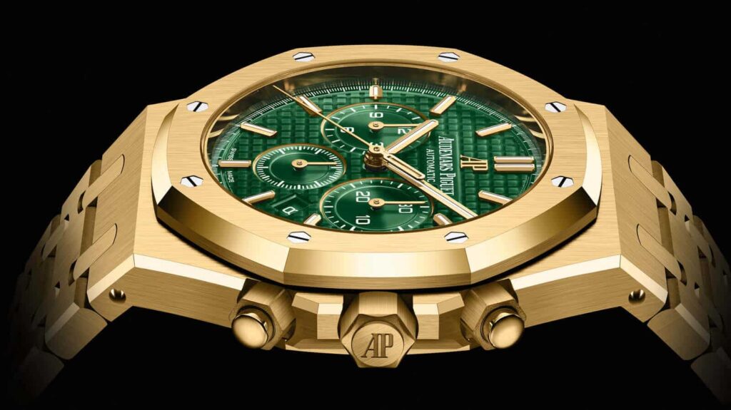 Audemars Piguet Royal Oak Jumbo Gold Green Dial