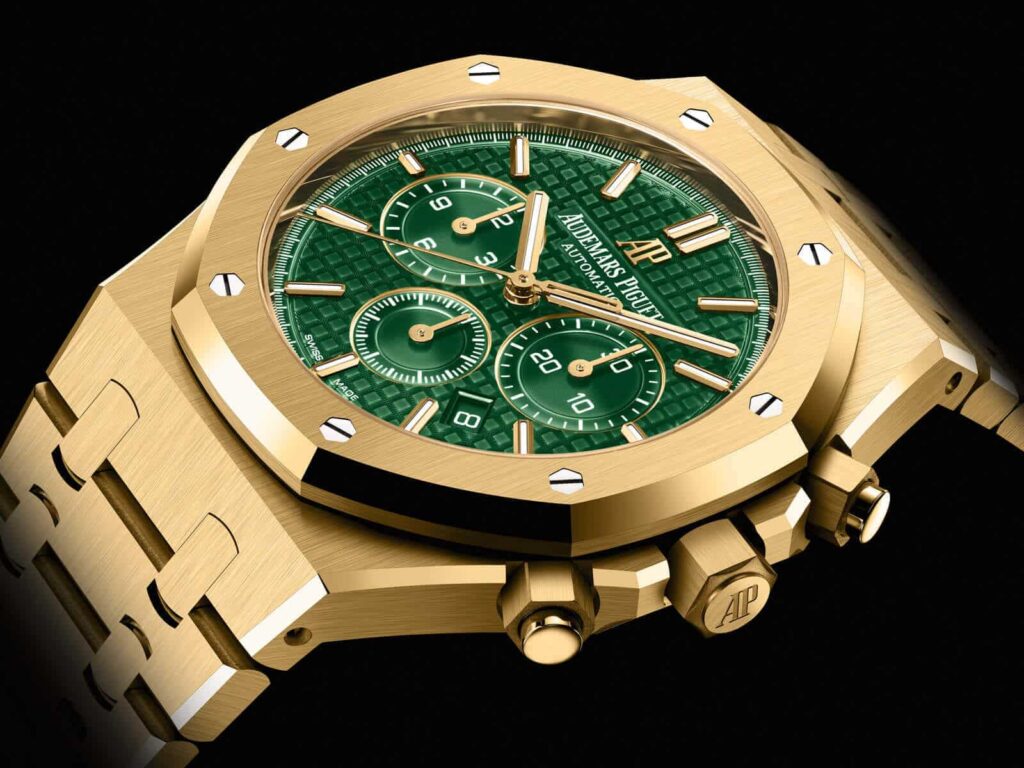 Audemars Piguet Royal Oak Jumbo Gold Green Dial