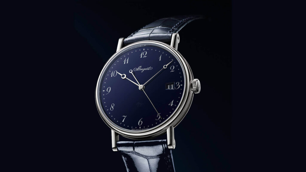 Breguet Classique 5177 Grand Feu Blue Enamel