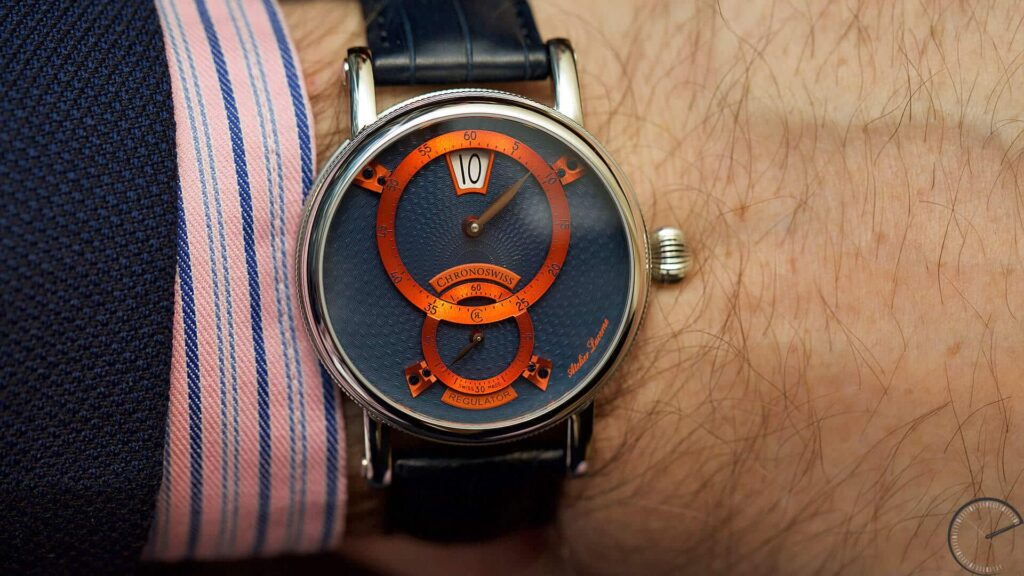Chronoswiss Sirius Flying Regulator Jumping Hour - CH-8323-BLOR - ESCAPEMENT magazine by Angus Davies