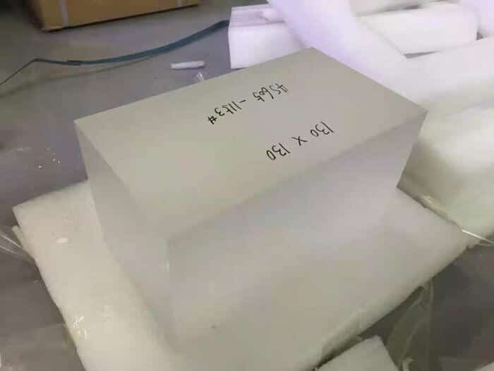 Sapphire crystal block