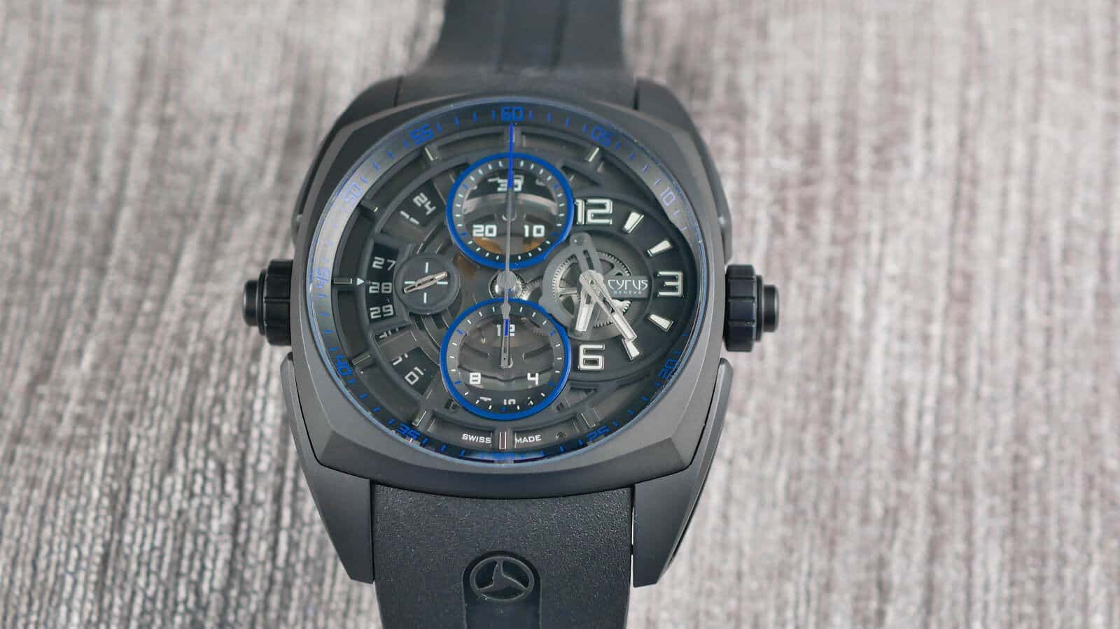 Cyrus Klepcys Chronograph Skeleton Dark & Blue