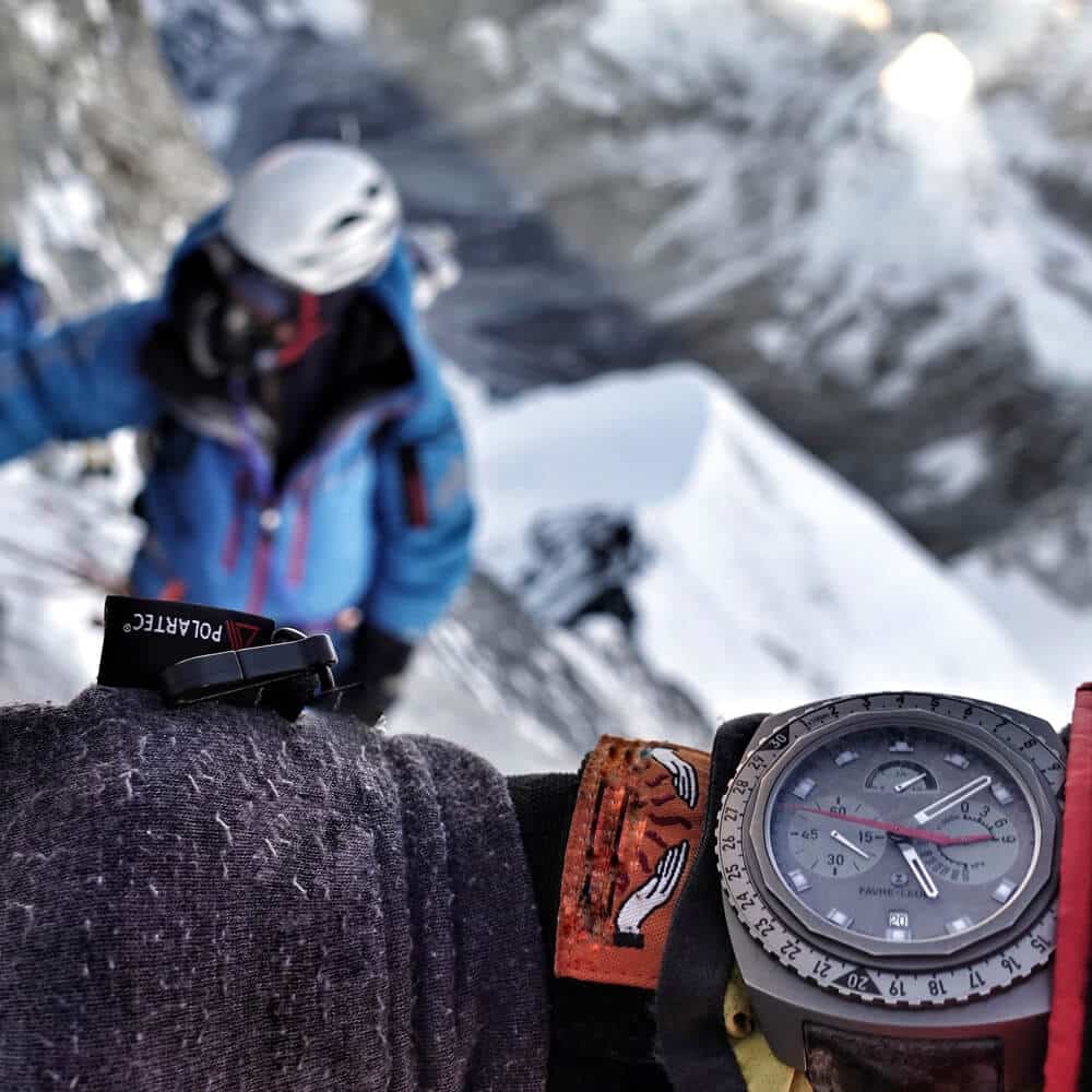 Favre-Leuba will be auctioning Adrian Ballinger's Everest summit timepiece