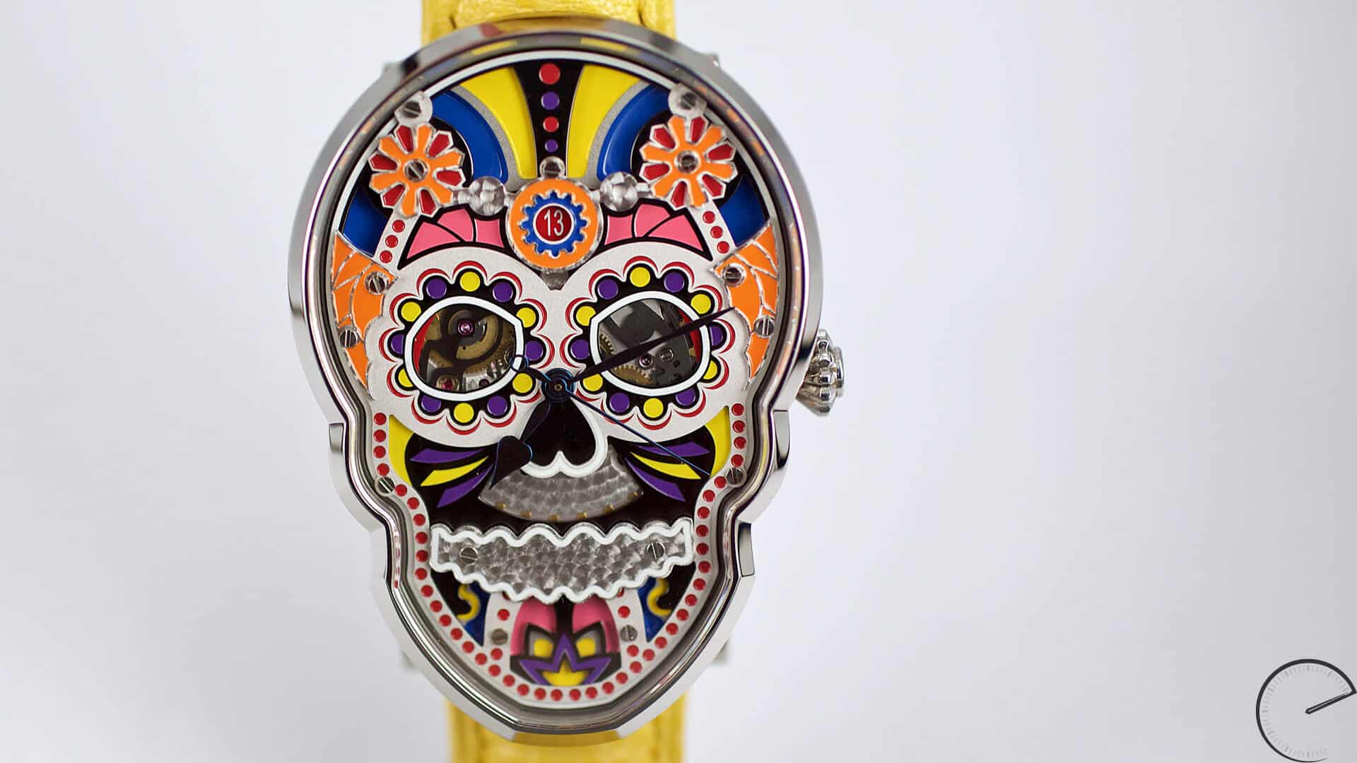 Fiona Kruger Celebration Skull Watch Dial