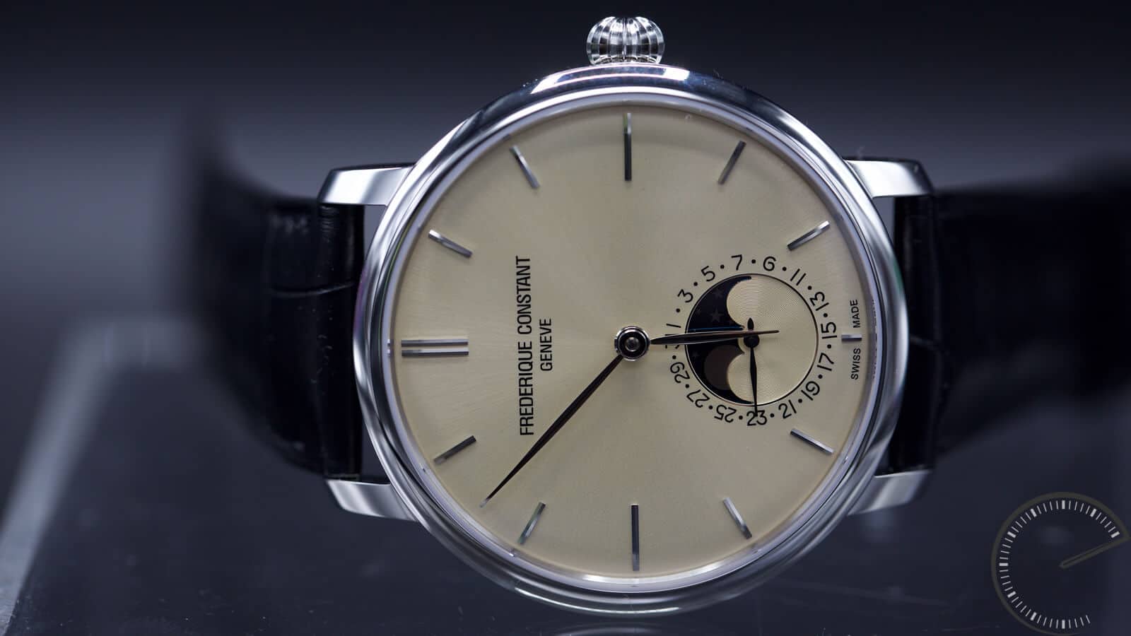 Frederique Constant Slimline Moonphase Manufacture Ivory dial