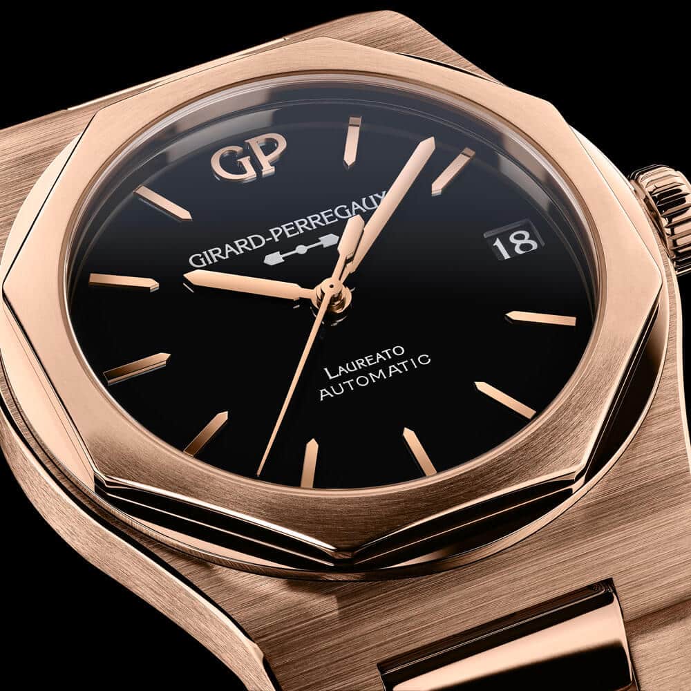 Girard-Perregaux Laureato 42 mm Pink Gold & Onyx