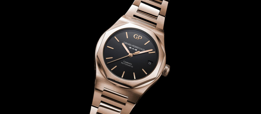 Girard-Perregaux Laureato 42 mm Pink Gold & Onyx