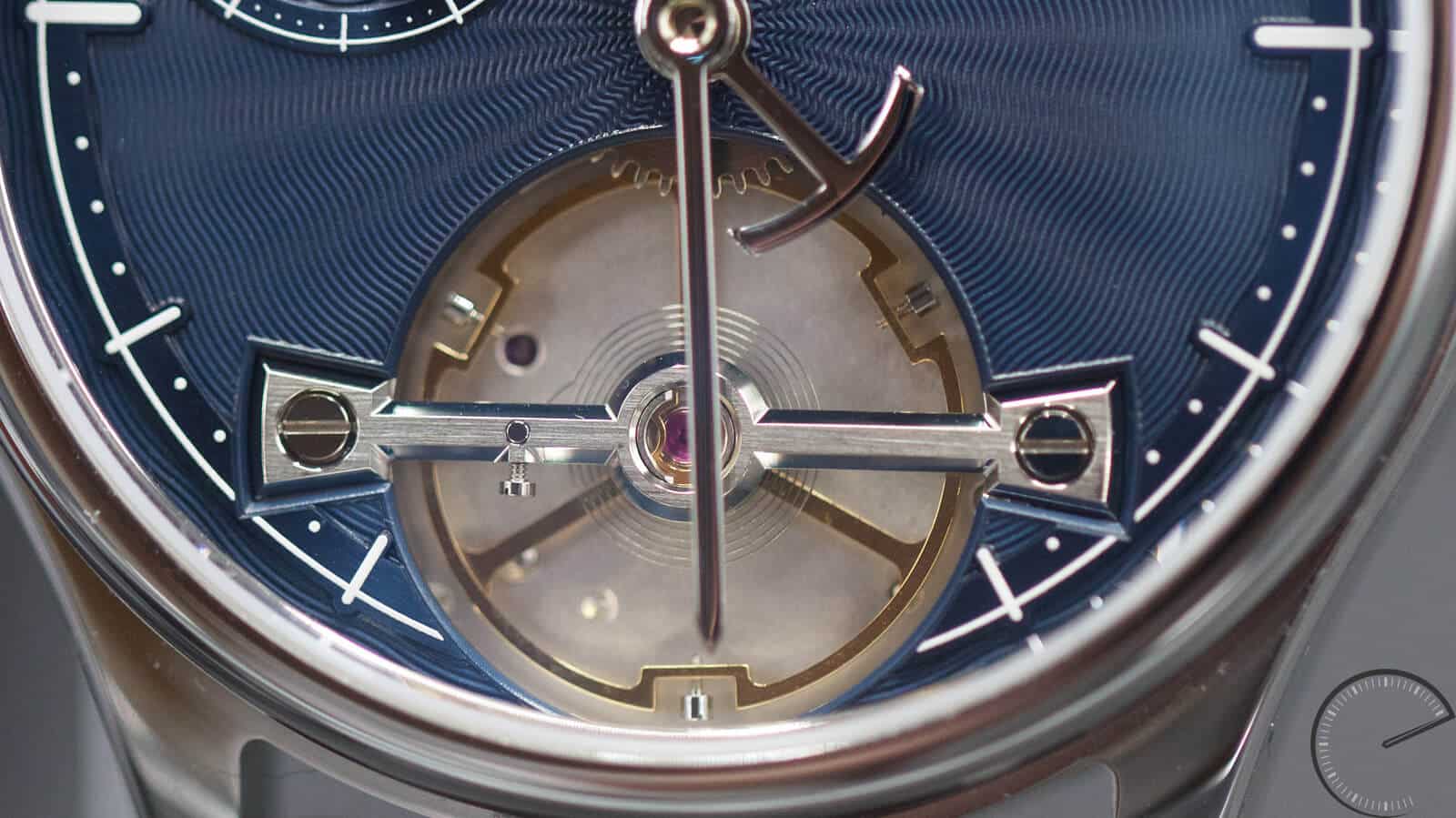 Garrick Portsmouth Mark 2 with guilloche dial and dial-side balance