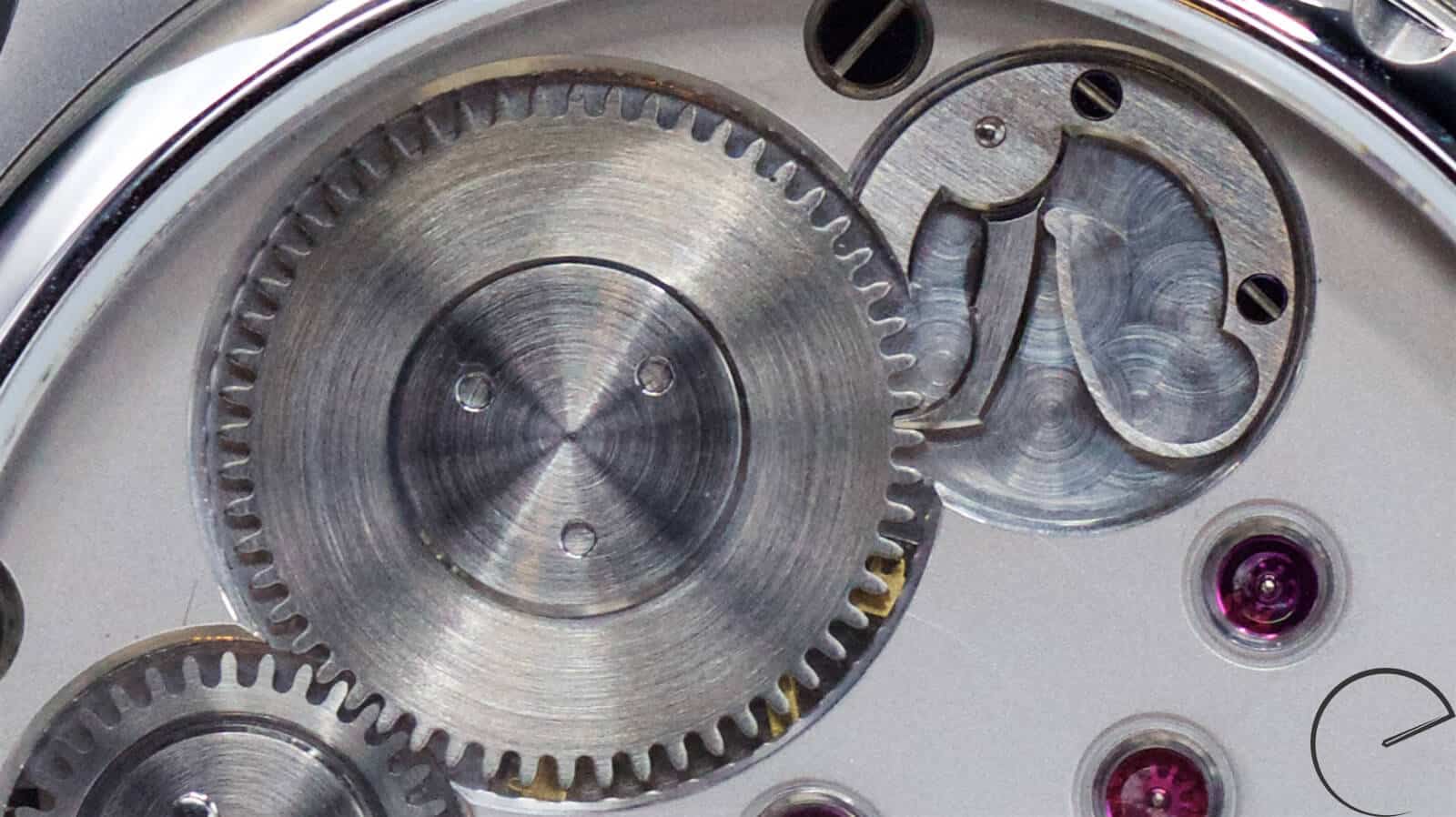 Garrick Portsmouth Mark 2 with guilloche dial and dial-side balance