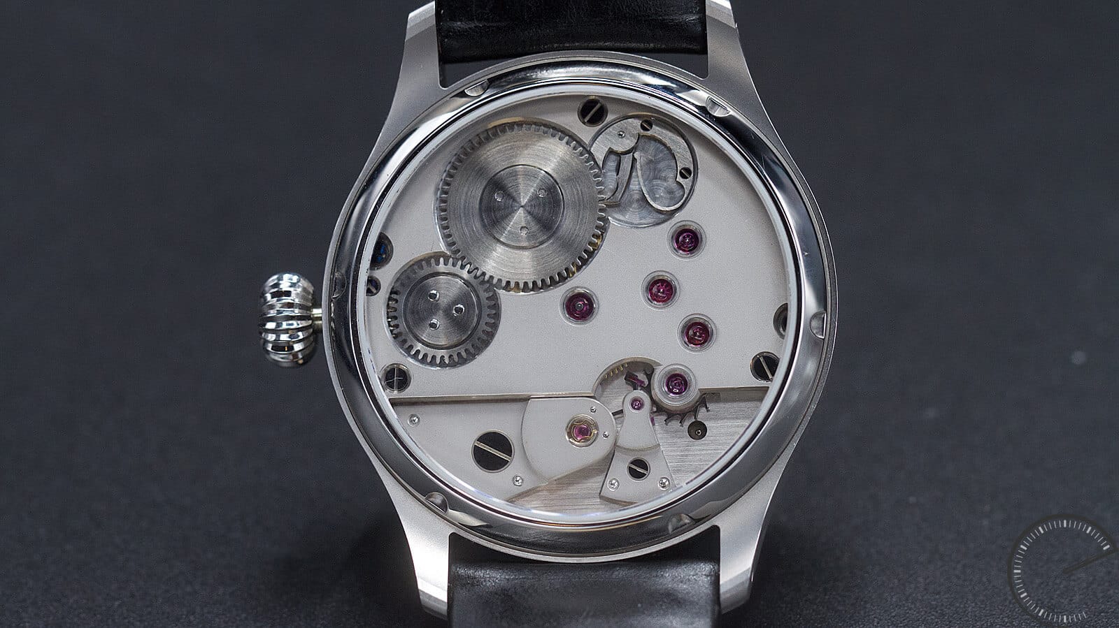 Garrick Portsmouth Mark 2 with guilloche dial and dial-side balance
