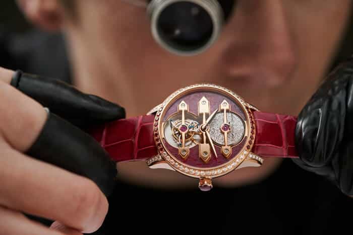 Girard-Perregaux Tourbillon with Three Gold Bridges Ruby Heart