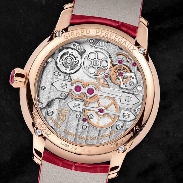 Girard-Perregaux Tourbillon with Three Gold Bridges Ruby Heart