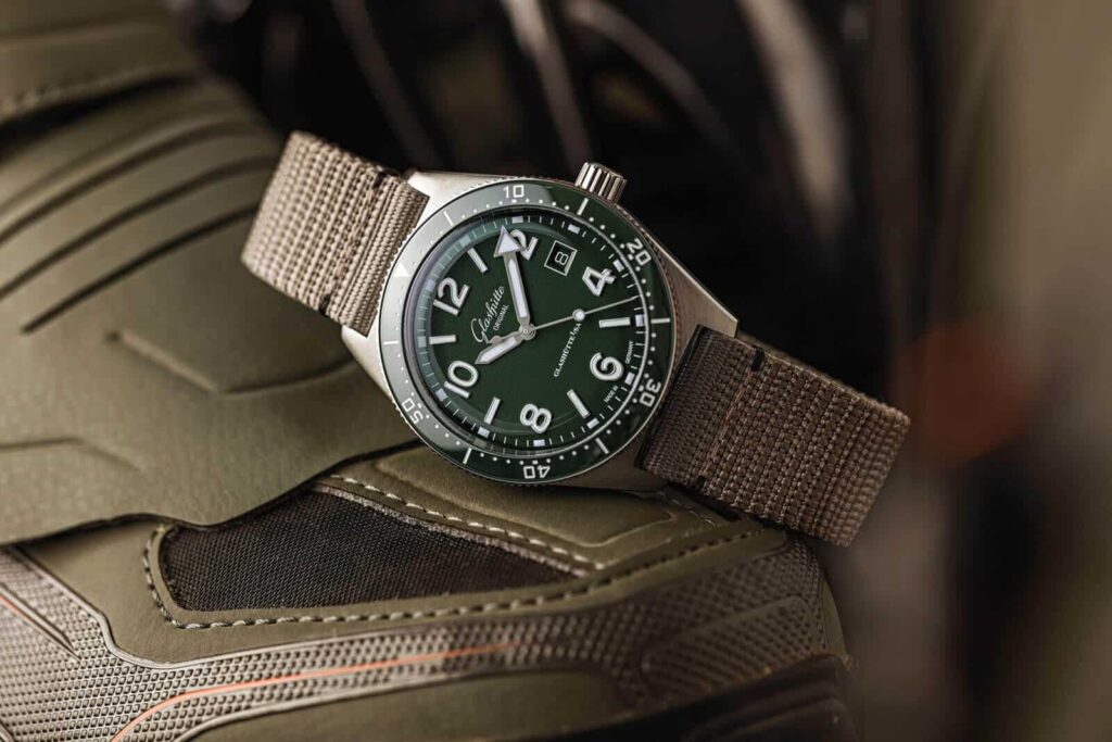 Glashütte Original Sea Q in reed green