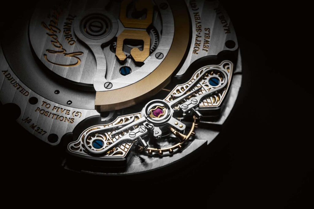 Glashütte Original PanoMaticLunar in red gold and lush green