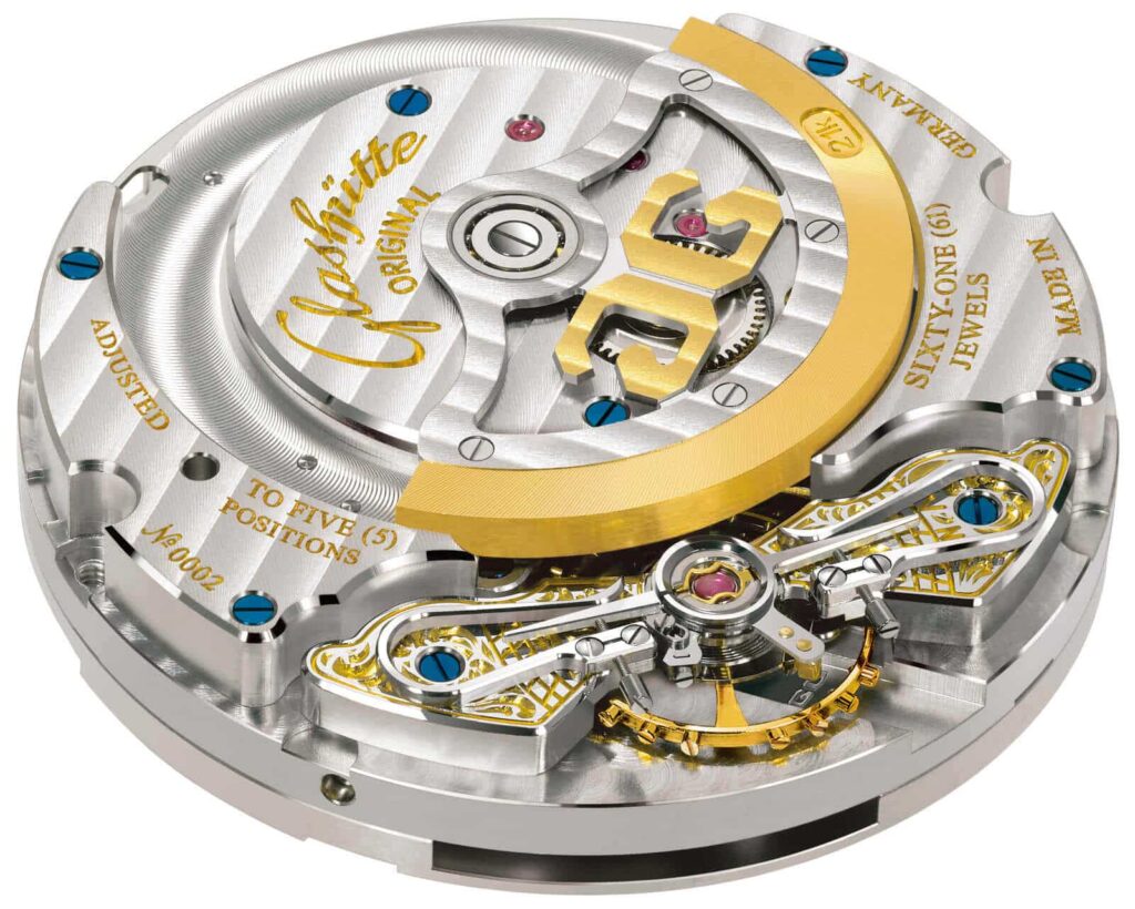 Glashütte Original PanoMaticLunar in red gold and lush green