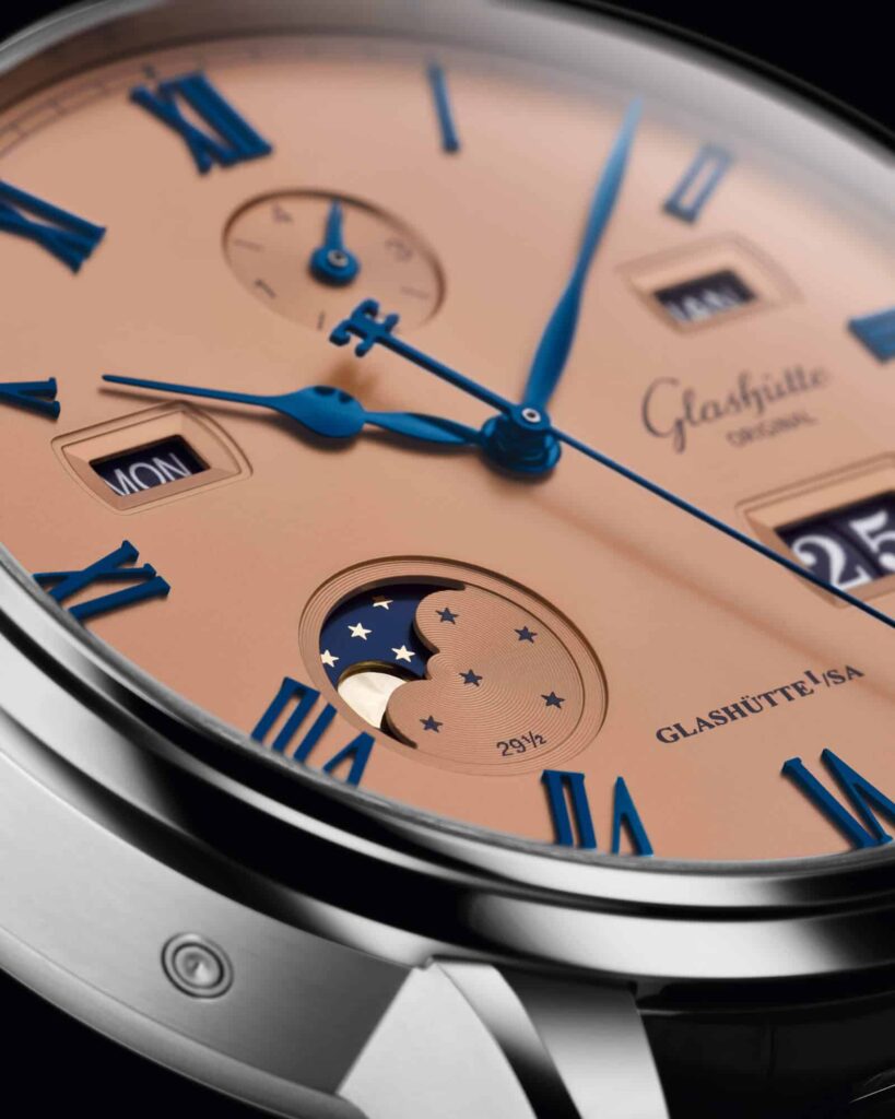 Glashütte Original Senator Excellence Perpetual Calendar in Rose Opaline