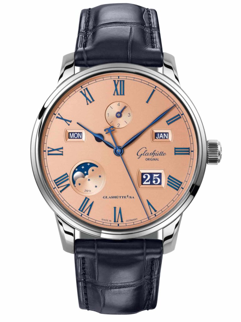 Glashütte Original Senator Excellence Perpetual Calendar in Rose Opaline