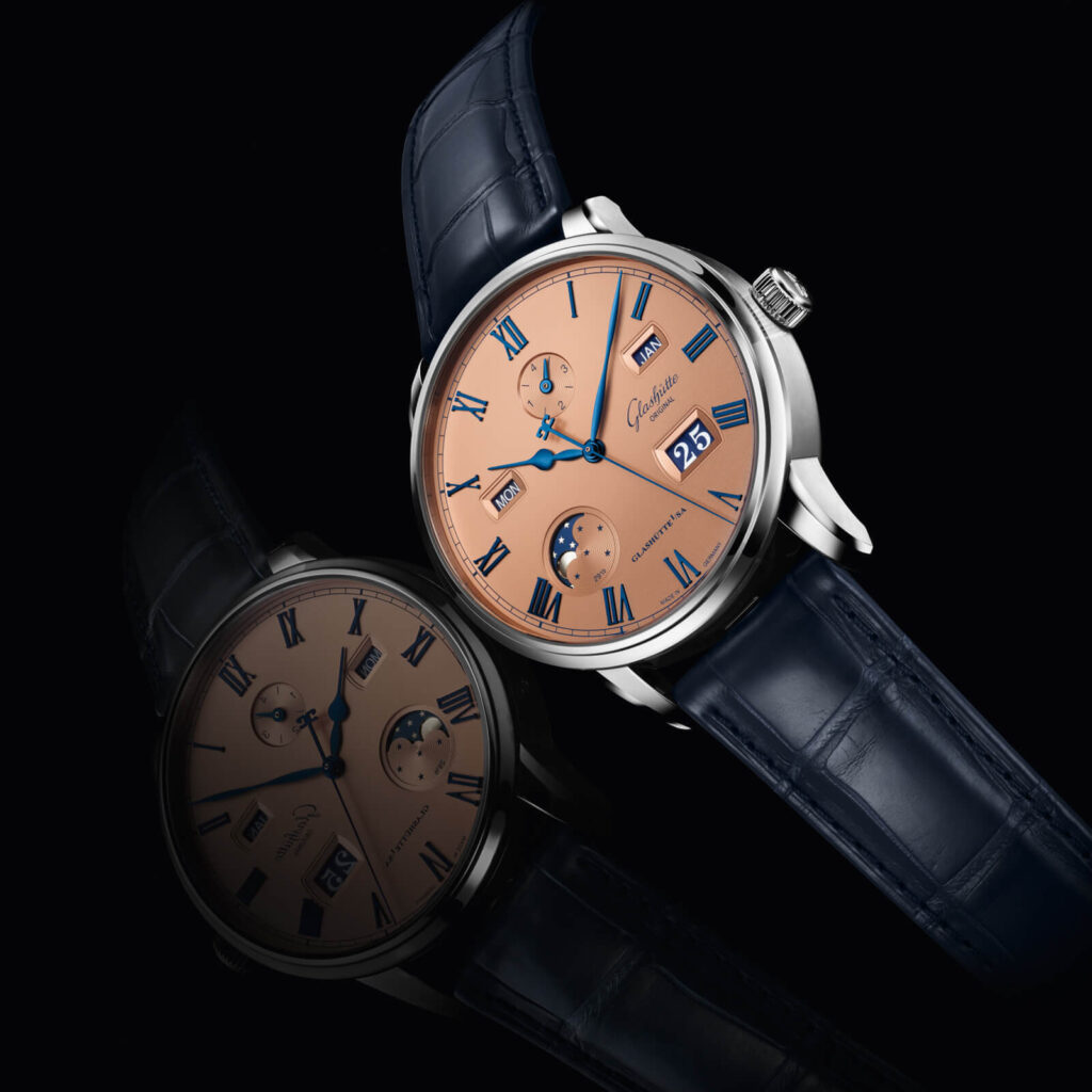 Glashütte Original Senator Excellence Perpetual Calendar in Rose Opaline