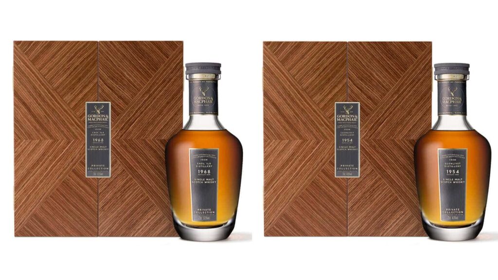 Gordon & MacPhail Caol Ila Distillery 1968 & Glenlivet Distillery 1954
