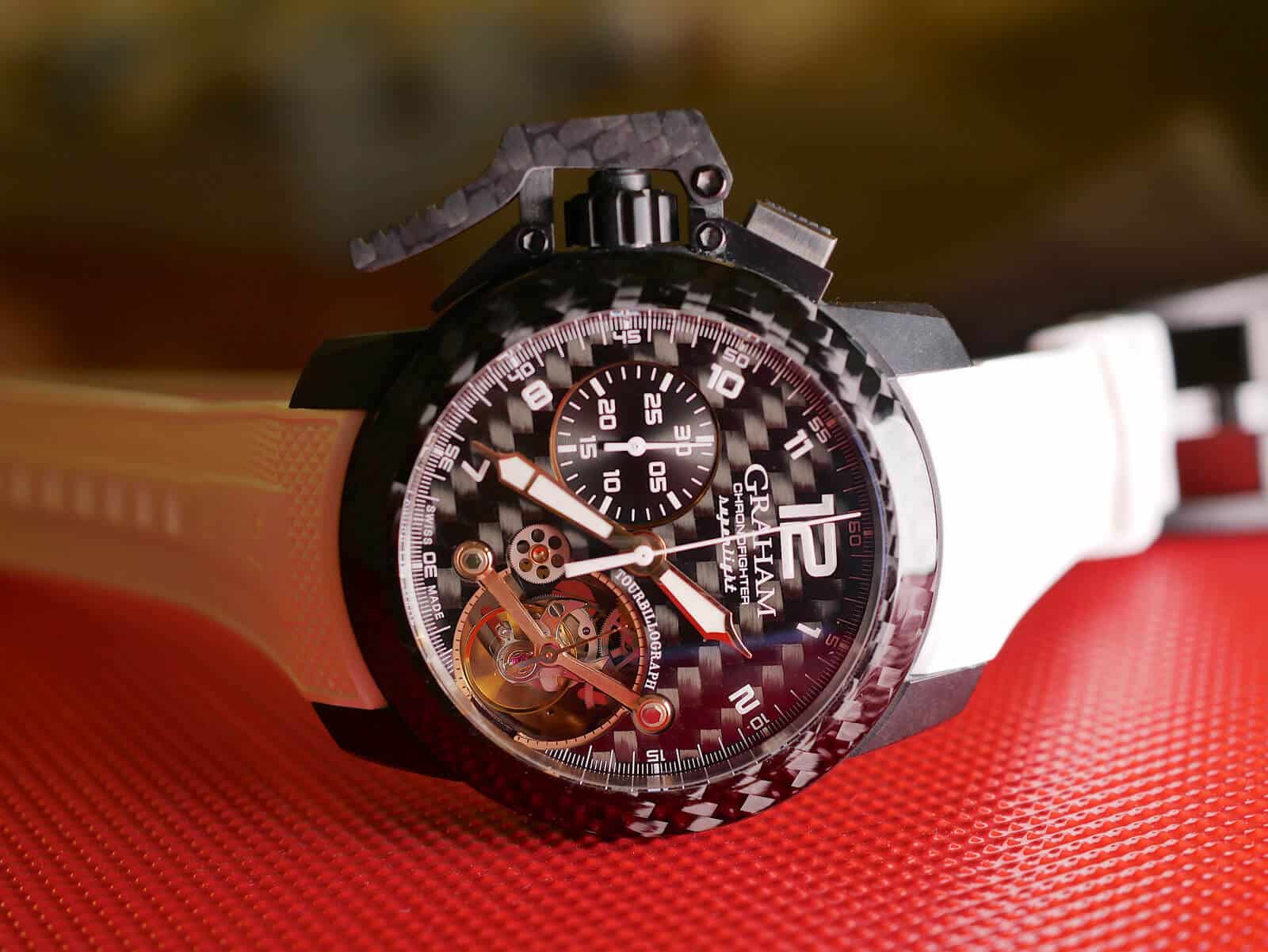 Graham Chronofighter Superlight Carbon Tourbillograph