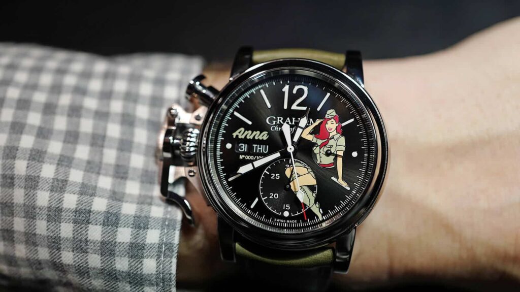 Graham Chronofighter Vintage Nose Art Ltd