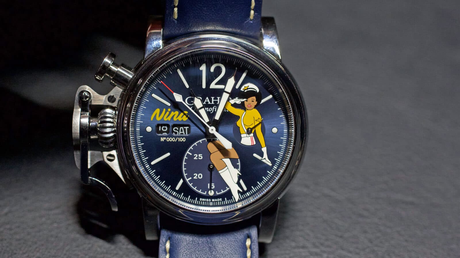 Graham Chronofighter Vintage Nose Art Ltd