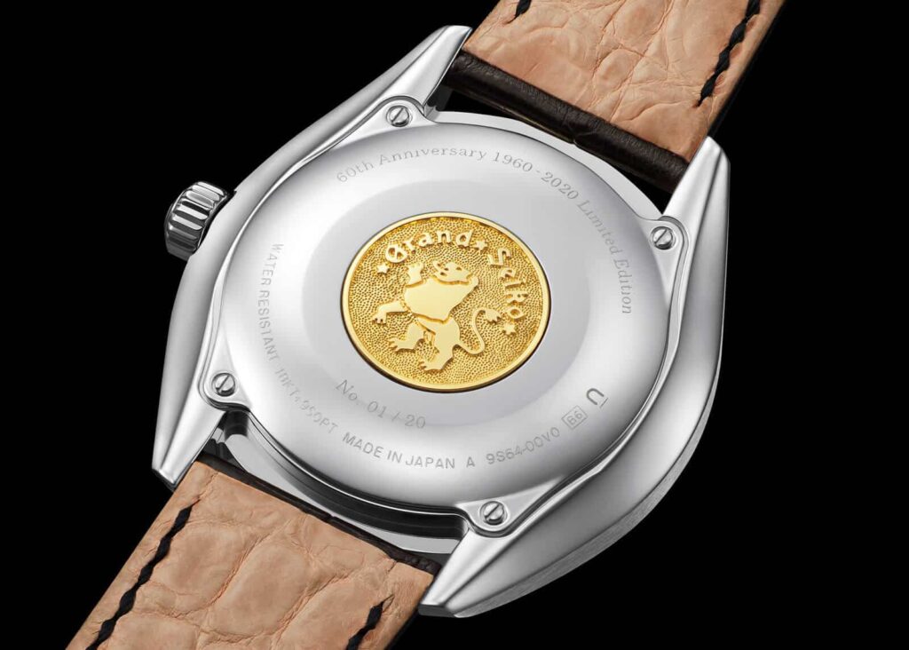 Grand Seiko 60th Anniversary Limited Editions - engraved dials