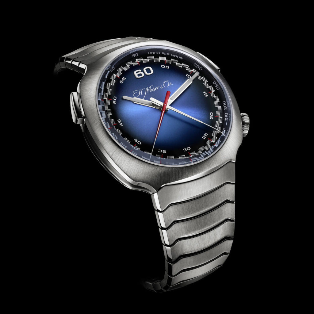 H. Moser & Cie. Streamliner Flyback Chronograph Automatic Funky Blue