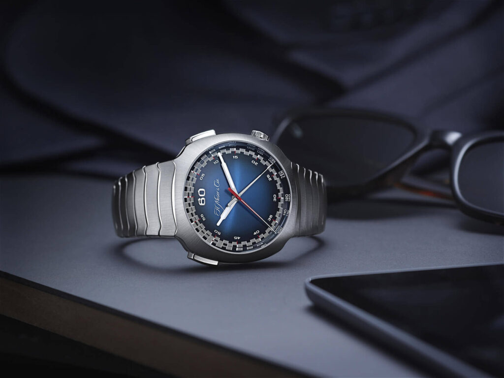 H. Moser & Cie. Streamliner Flyback Chronograph Automatic Funky Blue