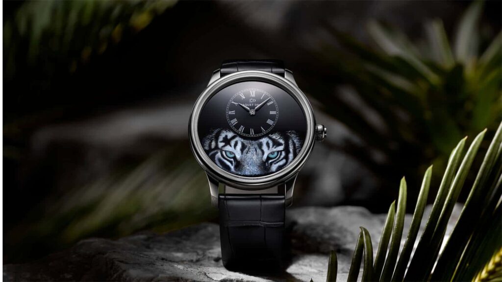 Jaquet Droz Petite Heure Minute 'Tiger'