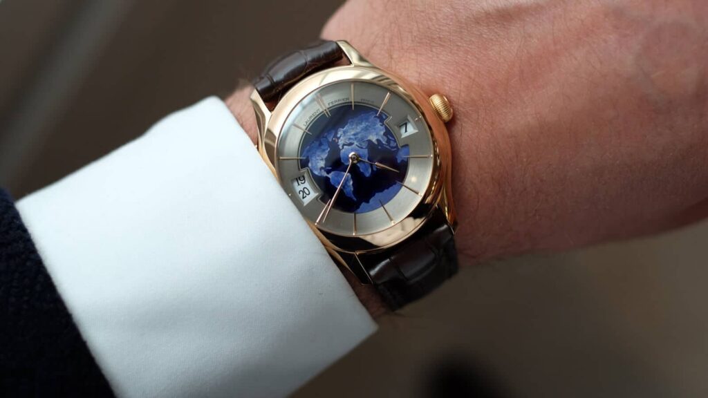 Laurent Ferrier Galet Traveller Globe – Night Blue ‘William & Son’ Edition