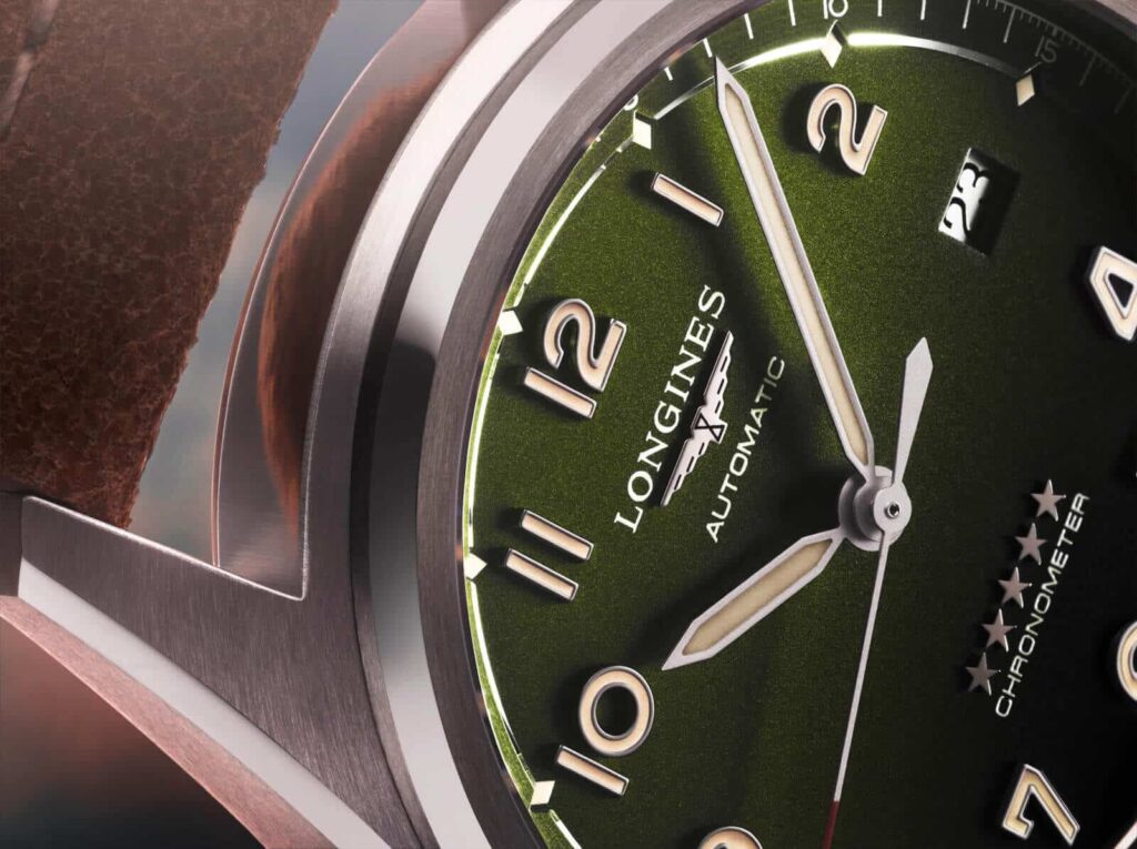Longines Spirit green dial Ref. L3.810.4.03.02