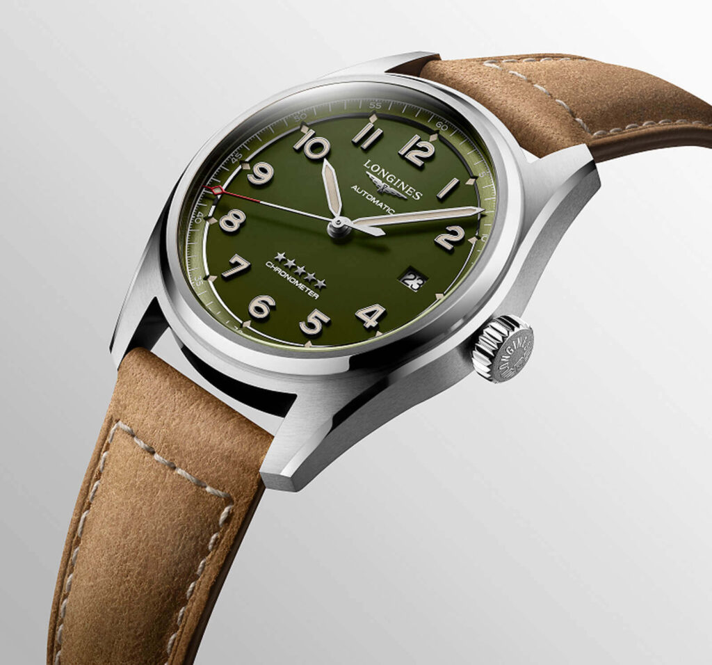 Longines Spirit green dial Ref. L3.810.4.03.02