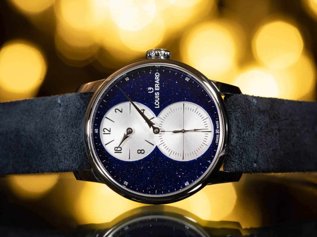 Louis Erard Excellence Régulateur Aventurine, Lapis-Lazuli and Malachite