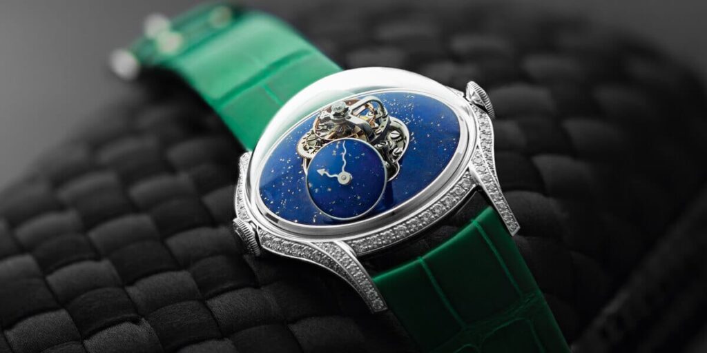 MB&F Legacy Machine Flying T Lapis Lazuli